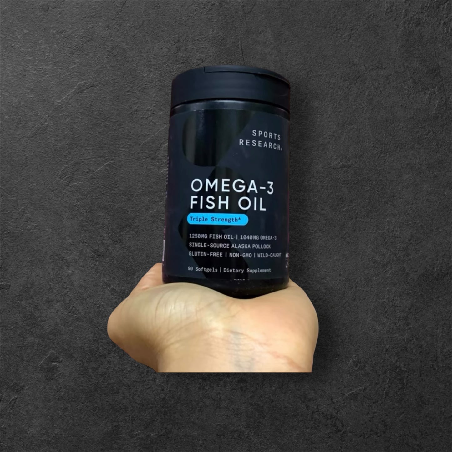 🐟 OMEGA-3 FISH OIL (Triple Strength) - Wellness, Deep-Sea Strong.