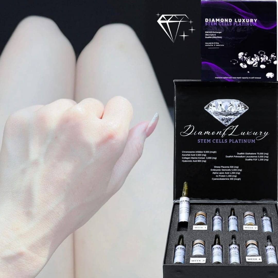 ✨ Diamond Luxury Stem Cells Platinum - Awaken your cells, reveal your diamond glow. ✨