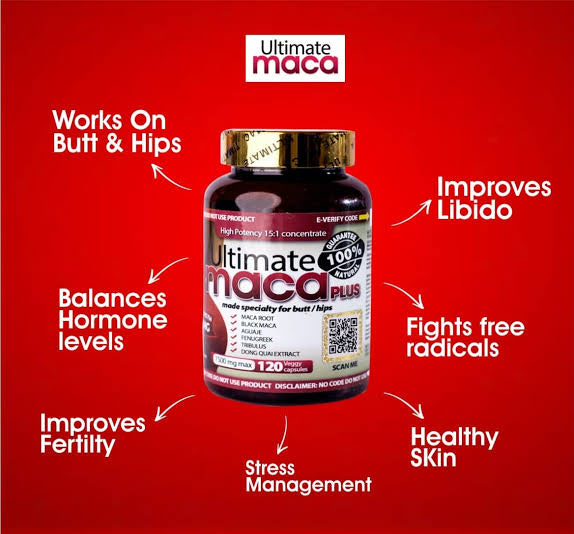 🍑 📈 ULTIMATE MACA PLUS 7500MG